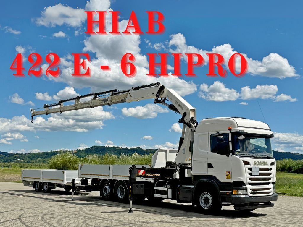 Scania R440 * HIAB 422 E-6 HIPRO + FUNK + Anhänger!*TOP - Sunkvežimis su kranu: foto 1 Scania R440 * HIAB 422 E-6 HIPRO + FUNK + Anhänger!*TOP - Sunkvežimis su kranu: foto 1