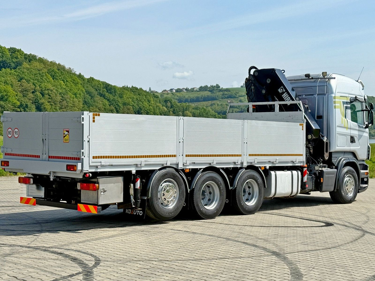 Scania R480 PRITSCHE 6,85m *HIAB 377 E-8 HIPRO/FUNK*8x4 lizingą Scania R480 PRITSCHE 6,85m *HIAB 377 E-8 HIPRO/FUNK*8x4: foto 7