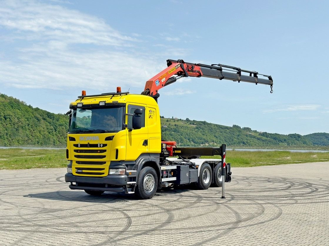 Scania R480 * Sattelzugmaschine + PK 27002 + FUNK /6x4 - Sunkvežimis su kranu: foto 2 Scania R480 * Sattelzugmaschine + PK 27002 + FUNK /6x4 - Sunkvežimis su kranu: foto 2