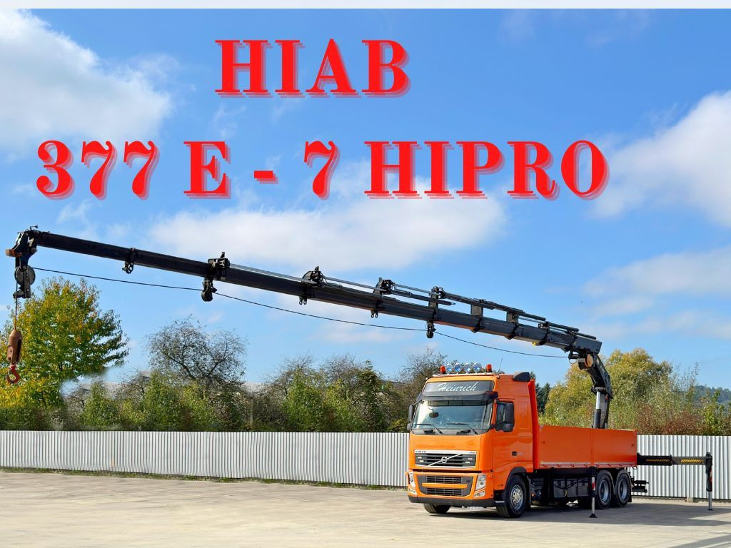 Volvo FH 460 * HIAB 377 E - 7 HIPRO + FUNK * 6x4 - Sunkvežimis su kranu: foto 1 Volvo FH 460 * HIAB 377 E - 7 HIPRO + FUNK * 6x4 - Sunkvežimis su kranu: foto 1