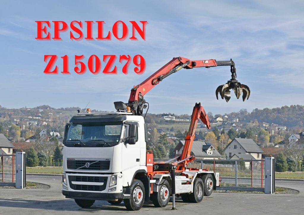Volvo FH 500 * Abrollkipper * EPSILON Q150Z79 * TOP - Hook-lift sunkvežimis: foto 1 Volvo FH 500 * Abrollkipper * EPSILON Q150Z79 * TOP - Hook-lift sunkvežimis: foto 1