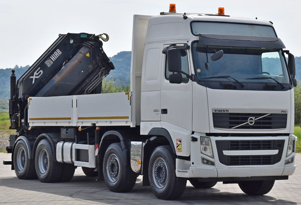 Volvo FH 520 * HIAB 1055 EP - 4 HIPRO/FUNK * 8x4 - Sunkvežimis su kranu, Platforminis/ Bortinis sunkvežimis: foto 3 Volvo FH 520 * HIAB 1055 EP - 4 HIPRO/FUNK * 8x4 - Sunkvežimis su kranu, Platforminis/ Bortinis sunkvežimis: foto 3
