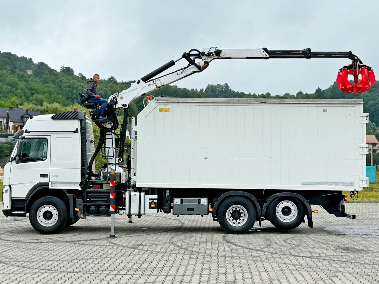 Volvo FM 420 Kipper 6,20 m * EPSILON Q150L75 *TOP - Hook-lift sunkvežimis, Sunkvežimis su kranu: foto 5 Volvo FM 420 Kipper 6,20 m * EPSILON Q150L75 *TOP - Hook-lift sunkvežimis, Sunkvežimis su kranu: foto 5