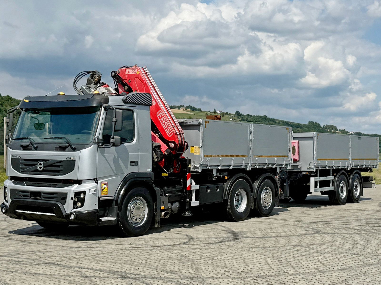 Volvo FMX 420* FASSI F275.2.25 + FUNK + Anhänger / TOP - Sunkvežimis su kranu: foto 5 Volvo FMX 420* FASSI F275.2.25 + FUNK + Anhänger / TOP - Sunkvežimis su kranu: foto 5