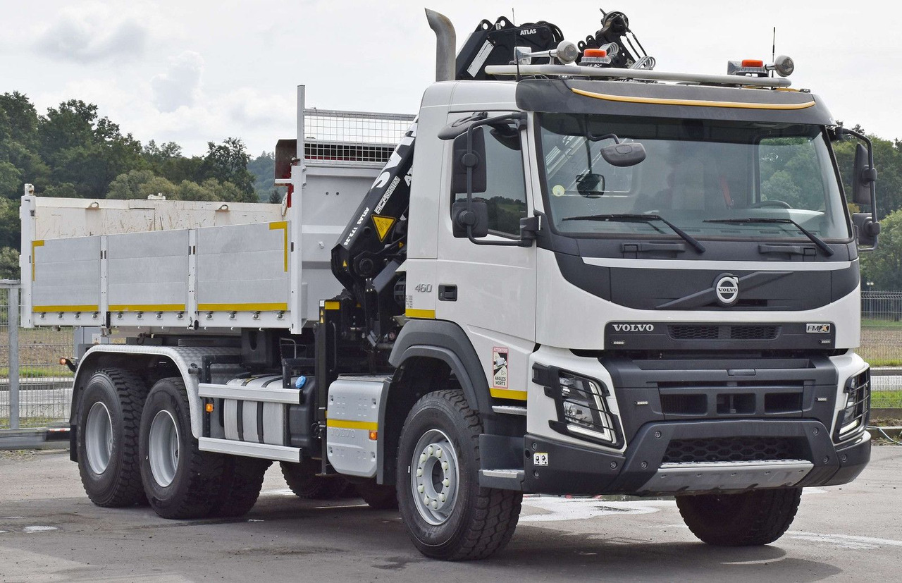 Volvo FMX 460 Kipper 5,40m *ATLAS 172.3E/FUNK *6x4 - Sunkvežimis su kranu: foto 3 Volvo FMX 460 Kipper 5,40m *ATLAS 172.3E/FUNK *6x4 - Sunkvežimis su kranu: foto 3
