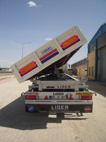 LIDER 2024 MODEL NEW FROM MANUFACTURER COMPANY - Savivartis puspriekabė: foto 2 LIDER 2024 MODEL NEW FROM MANUFACTURER COMPANY - Savivartis puspriekabė: foto 2