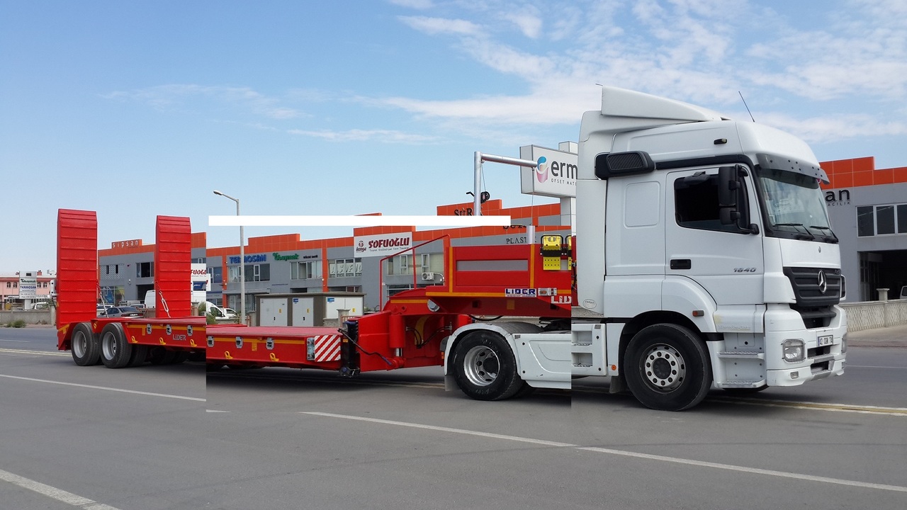 Nauja Žemo profilio platforma puspriekabė LIDER 2024 model new from MANUFACTURER COMPANY Ready in stock: foto 14