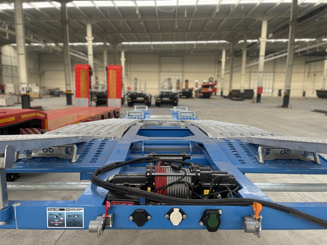 Nauja Autovežis puspriekabė pervežimui sunkiosios technikos LIDER 2025 NEW UNUSED READY IN FACTORY STOCK: foto 7