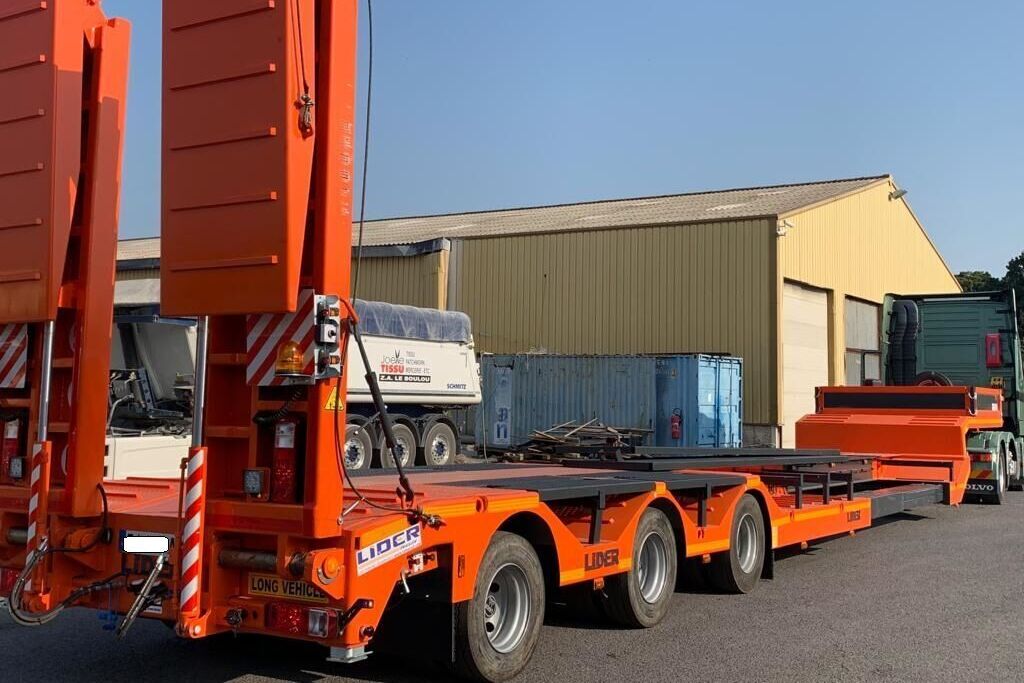 LIDER 2025 YEAR NEW LOWBED TRAILER FOR SALE (MANUFACTURER COMPANY) - Žemo profilio platforma puspriekabė: foto 1 LIDER 2025 YEAR NEW LOWBED TRAILER FOR SALE (MANUFACTURER COMPANY) - Žemo profilio platforma puspriekabė: foto 1