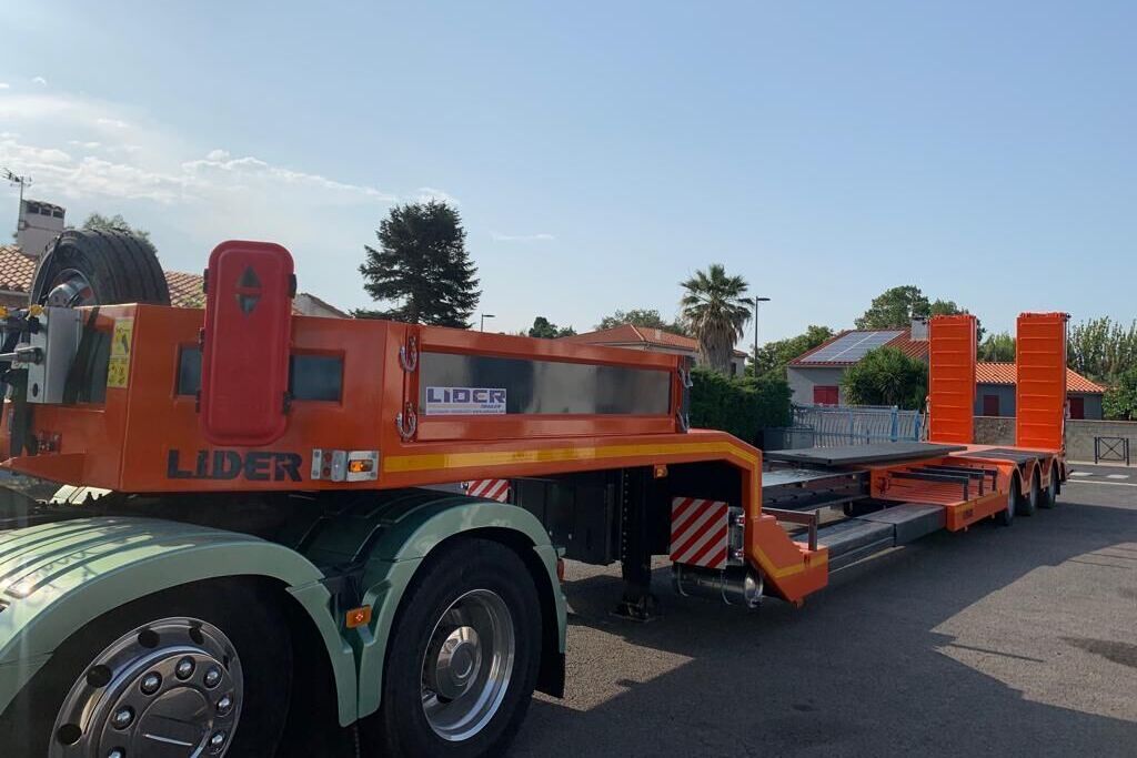 LIDER 2025 YEAR NEW LOWBED TRAILER FOR SALE (MANUFACTURER COMPANY) - Žemo profilio platforma puspriekabė: foto 3 LIDER 2025 YEAR NEW LOWBED TRAILER FOR SALE (MANUFACTURER COMPANY) - Žemo profilio platforma puspriekabė: foto 3