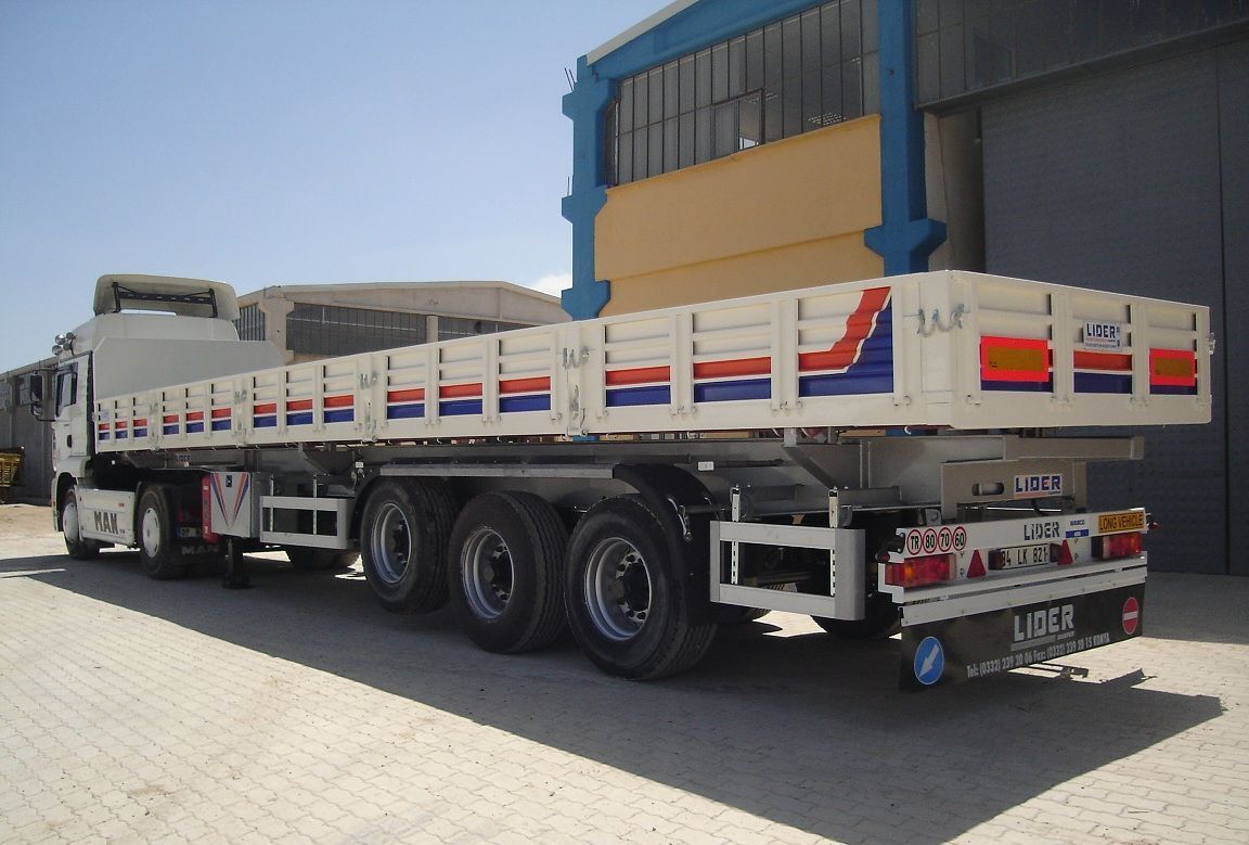 LIDER 2025 YEAR NEW TRAILER FOR SALE (MANUFACTURER COMPANY) - Platforminė/ Bortinė priekaba: foto 2 LIDER 2025 YEAR NEW TRAILER FOR SALE (MANUFACTURER COMPANY) - Platforminė/ Bortinė priekaba: foto 2