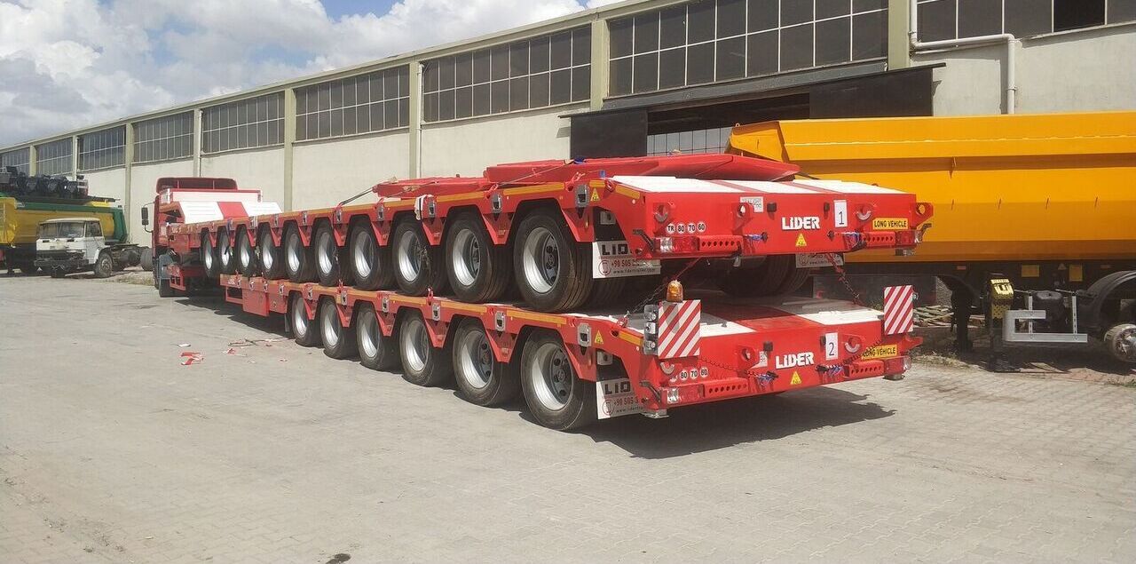 LIDER 2025 model 150 Tons capacity Lowbed semi trailer - Žemo profilio platforma puspriekabė: foto 1 LIDER 2025 model 150 Tons capacity Lowbed semi trailer - Žemo profilio platforma puspriekabė: foto 1