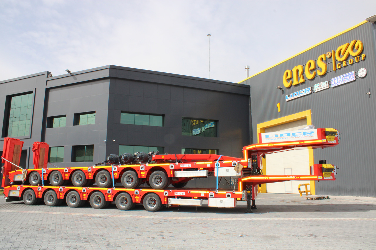 LIDER 2025 model 150 Tons capacity Lowbed semi trailer - Žemo profilio platforma puspriekabė: foto 4 LIDER 2025 model 150 Tons capacity Lowbed semi trailer - Žemo profilio platforma puspriekabė: foto 4