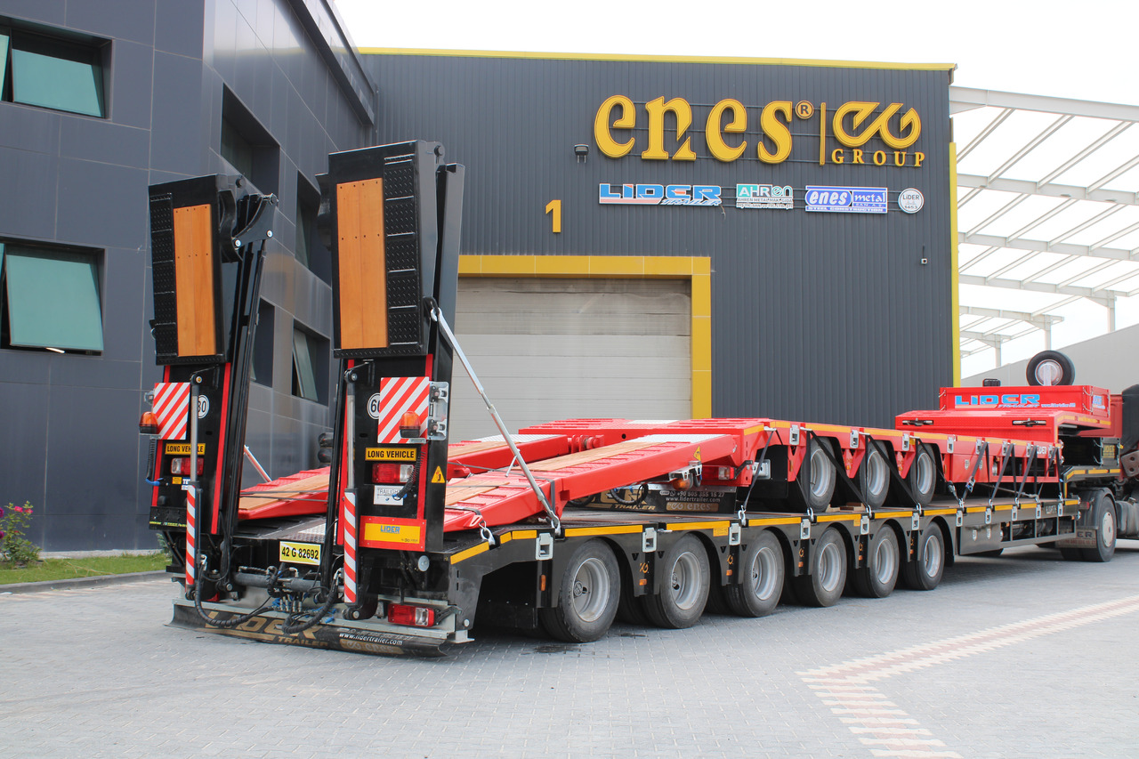 LIDER 2025 model 150 Tons capacity Lowbed semi trailer - Žemo profilio platforma puspriekabė: foto 1 LIDER 2025 model 150 Tons capacity Lowbed semi trailer - Žemo profilio platforma puspriekabė: foto 1