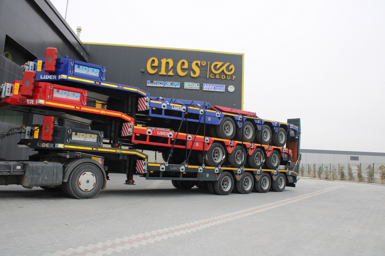 LIDER TRAILER -ENES GROUP NEW remorque surbaissée 2025 YEAR (MANUFACTURER COMPANY) - Žemo profilio platforma puspriekabė: foto 4 LIDER TRAILER -ENES GROUP NEW remorque surbaissée 2025 YEAR (MANUFACTURER COMPANY) - Žemo profilio platforma puspriekabė: foto 4