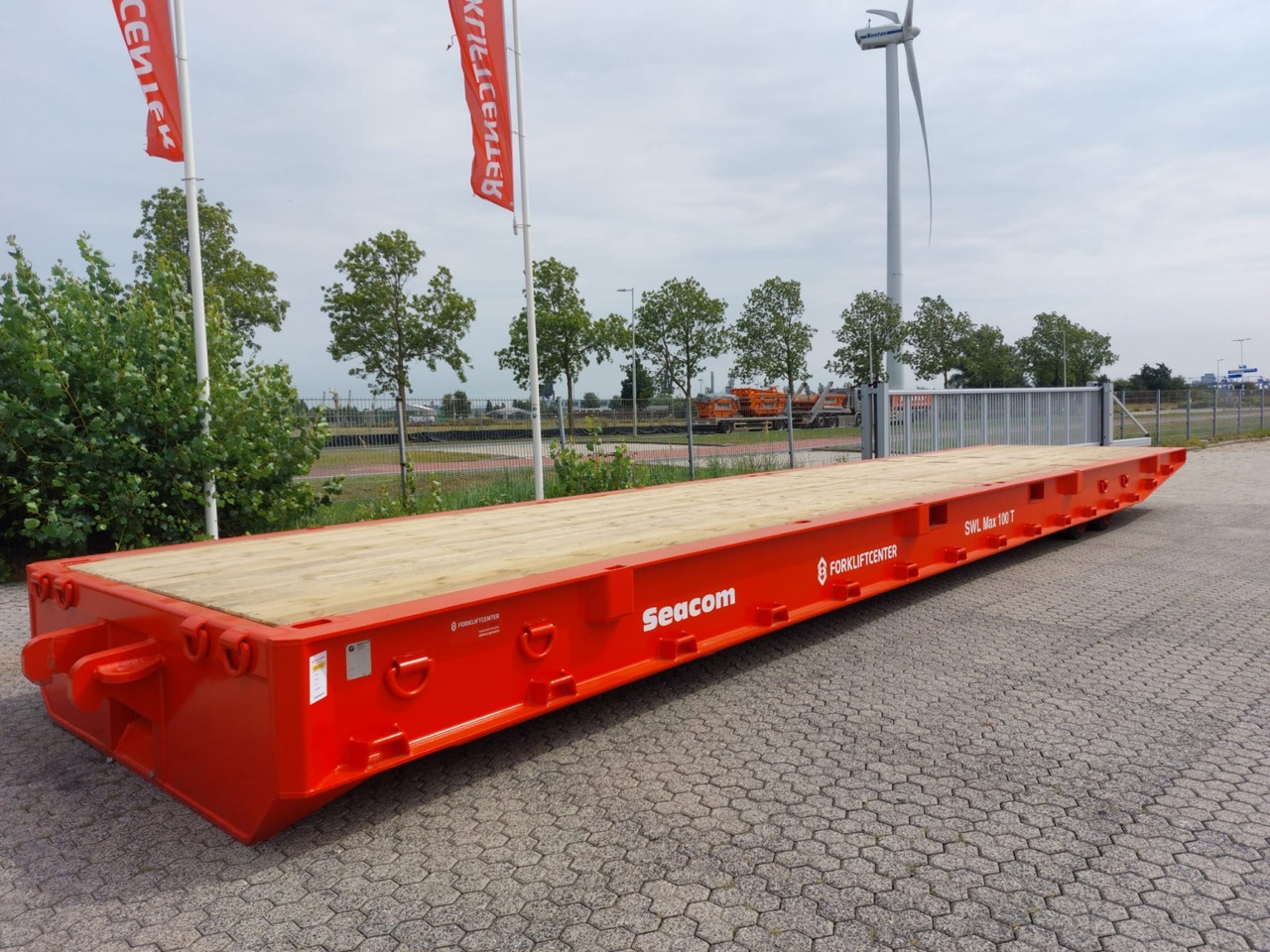 Ritininė priekaba SEACOM RT 40’ 100T: foto 1