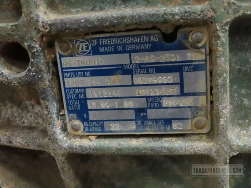 DAF 2011076 Versnellingsbak 12AS2331TD+IT3 - Pavarų dėžė - Sunkvežimis: foto 3 DAF 2011076 Versnellingsbak 12AS2331TD+IT3 - Pavarų dėžė - Sunkvežimis: foto 3