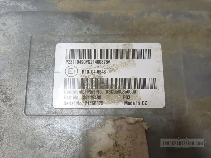 Volvo 23119490 Regeleenheid AdBlue Volvo - Valdymo blokas - Sunkvežimis: foto 2 Volvo 23119490 Regeleenheid AdBlue Volvo - Valdymo blokas - Sunkvežimis: foto 2