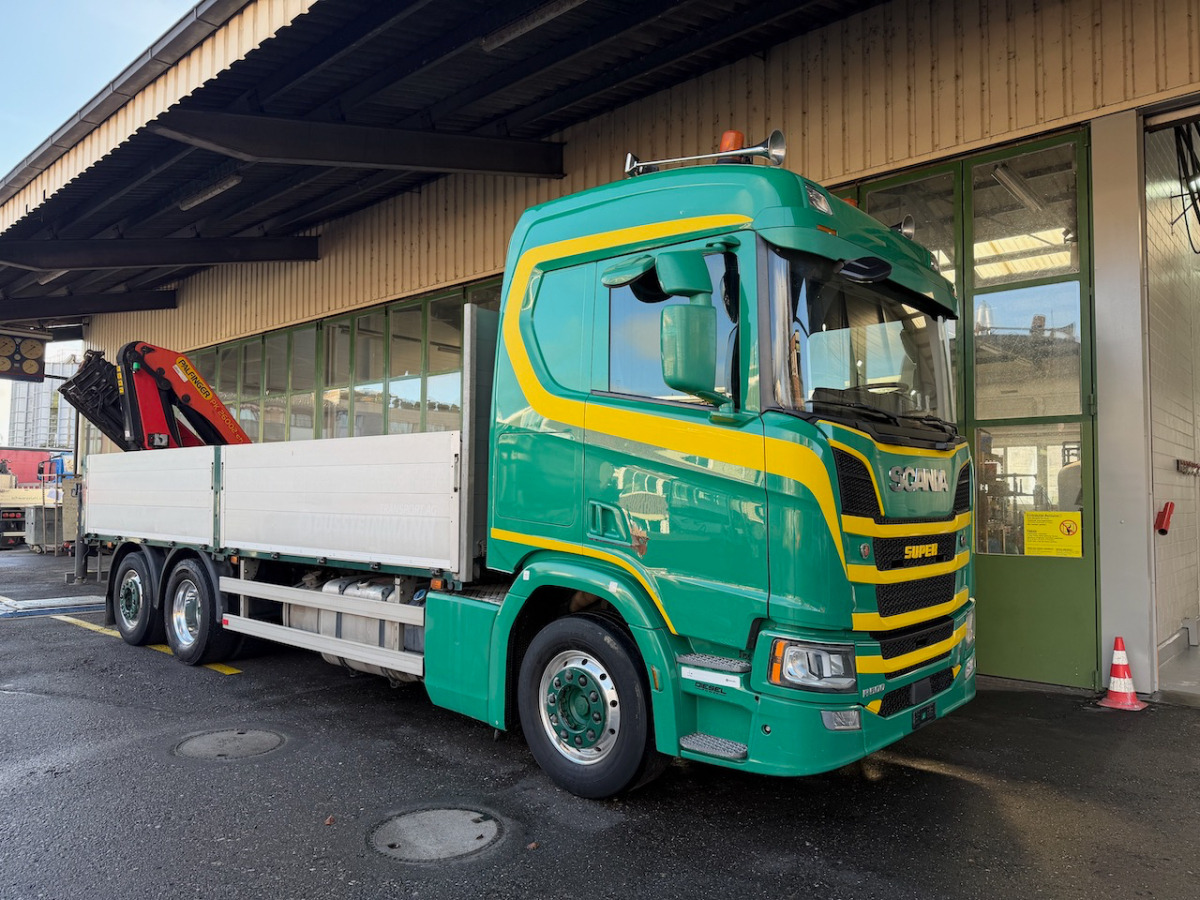 SCANIA R500 B 6x2 - Sunkvežimis su kranu: foto 1 SCANIA R500 B 6x2 - Sunkvežimis su kranu: foto 1