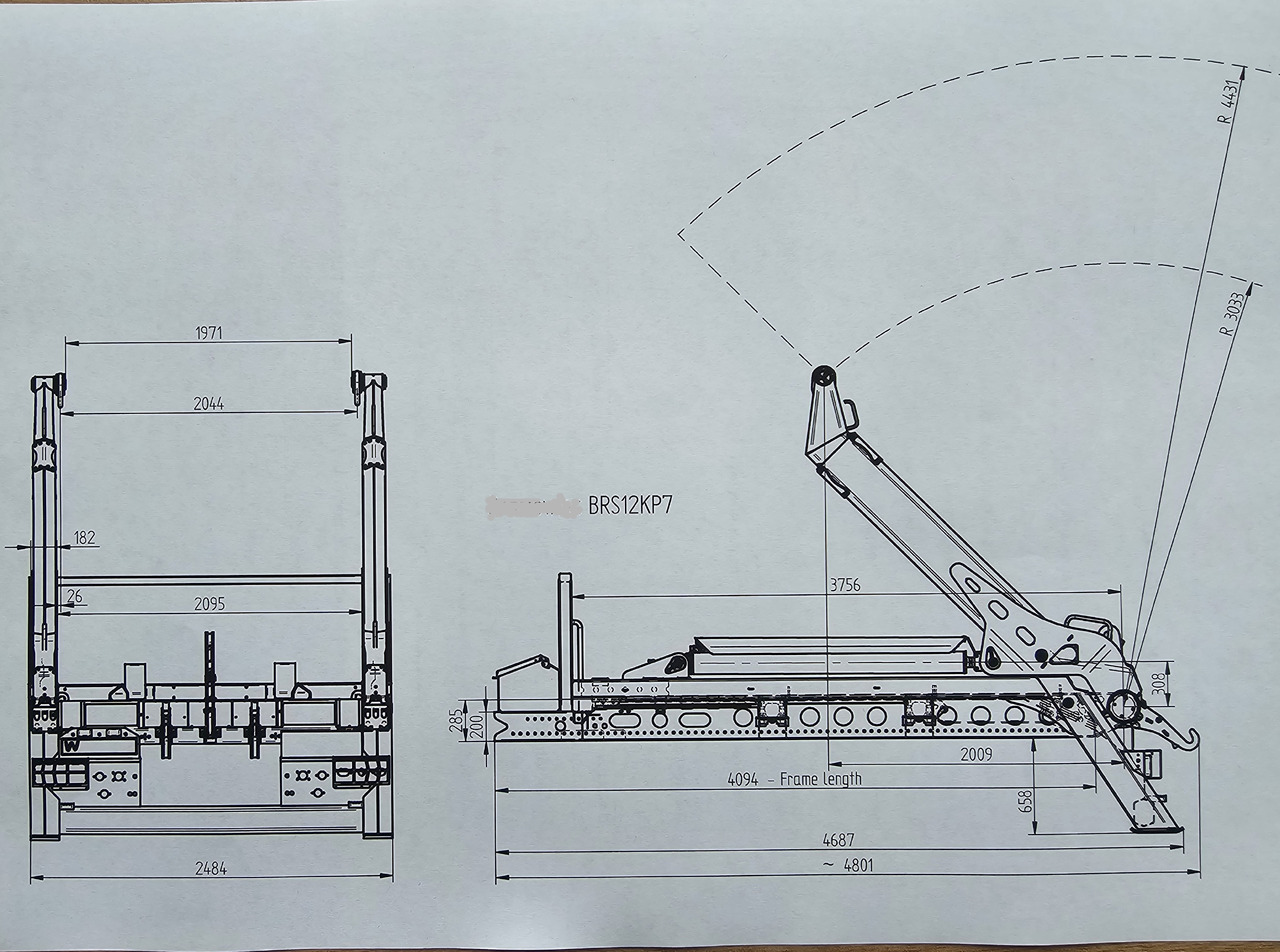 Nauja Nuožulnaus pakėlimo ant platformos sunkvežimis pervežimui konteinerių IVECO EUROCARGO ML 180E28/P: foto 7