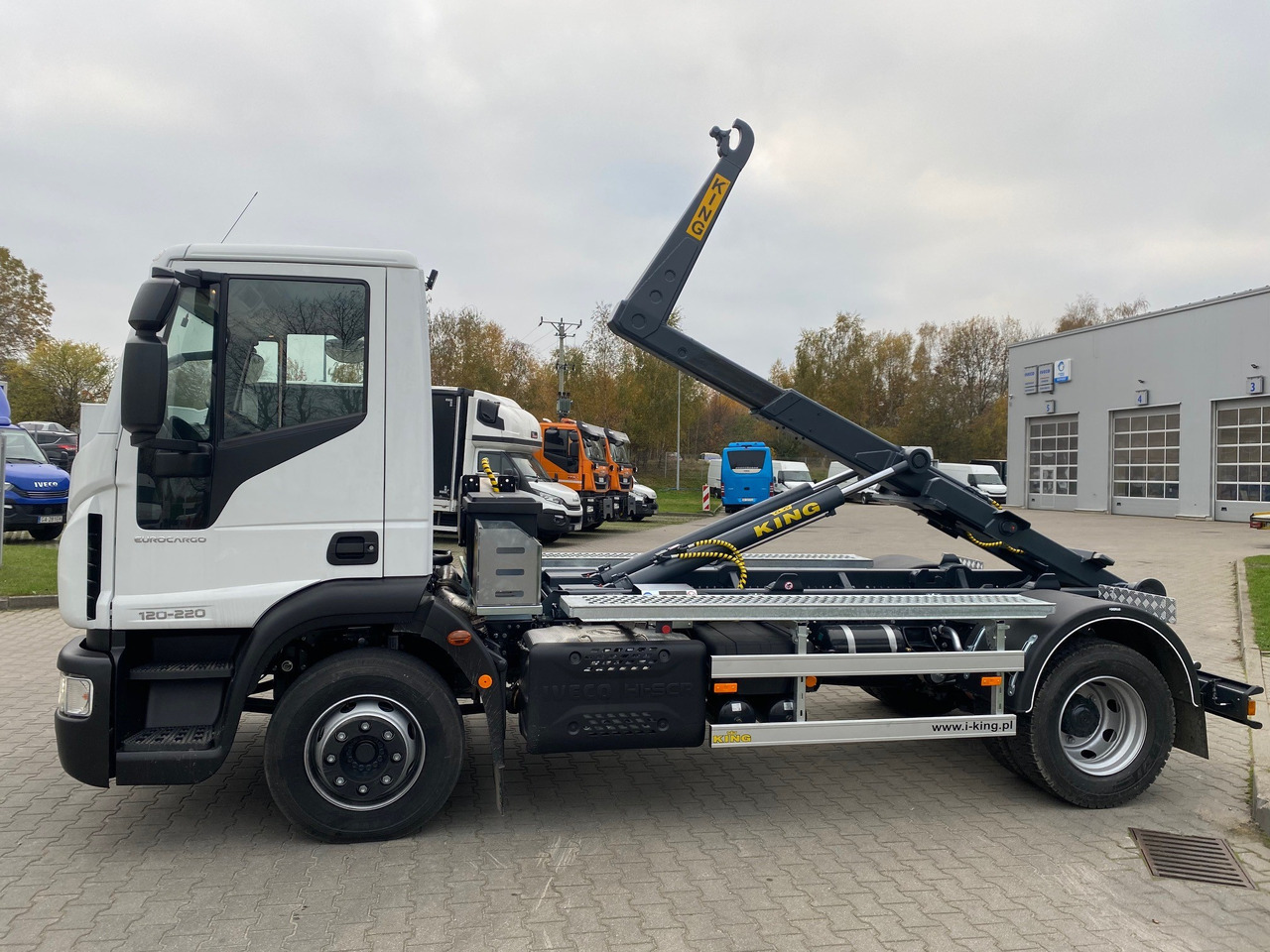 Iveco Eurocargo 120-220 ML120E22/P - Hook-lift sunkvežimis: foto 1 Iveco Eurocargo 120-220 ML120E22/P - Hook-lift sunkvežimis: foto 1