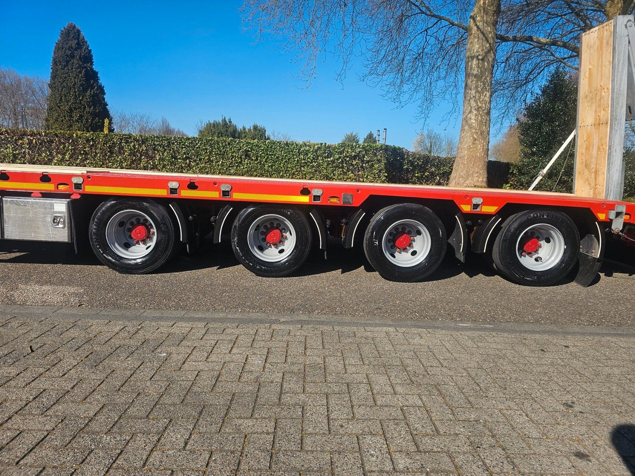 Žemo profilio platforma puspriekabė Hangler SVS-H 580 Semie Tieflader Mit Rampen: foto 15