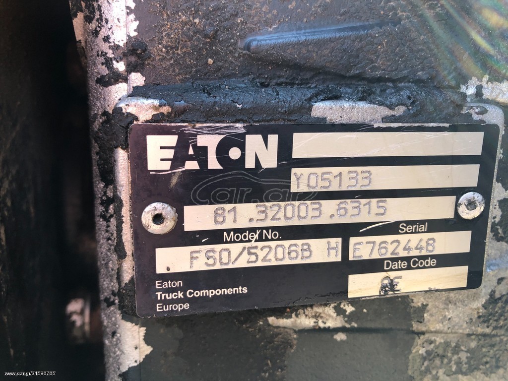 MAN EATON FSO5206B AND Y04178  - Pavarų dėžė: foto 1 MAN EATON FSO5206B AND Y04178  - Pavarų dėžė: foto 1