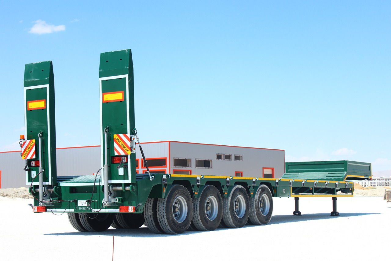 EMIRSAN 72 TONS CAPACITY 4 AXLE LOWBED - Žemo profilio platforma puspriekabė: foto 5 EMIRSAN 72 TONS CAPACITY 4 AXLE LOWBED - Žemo profilio platforma puspriekabė: foto 5