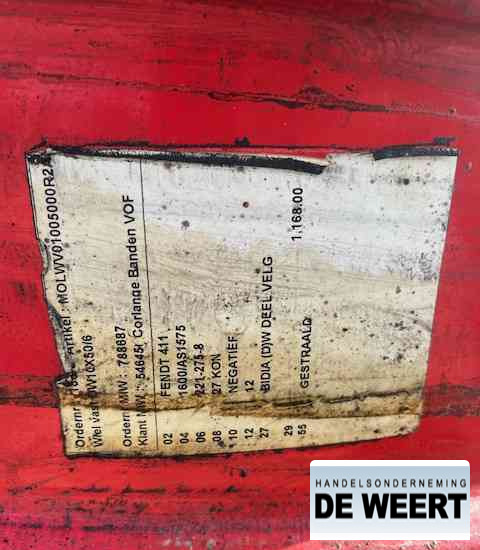 Fendt velgen 50" - Padangos ir ratlankiai - Žemės ūkio technika: foto 5 Fendt velgen 50" - Padangos ir ratlankiai - Žemės ūkio technika: foto 5