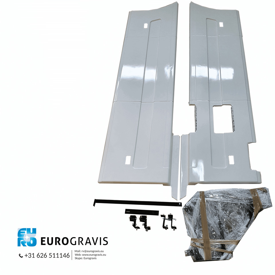 000076 VOLVO FH 13 EURO 5 ZIJSKIRT SET WB3700 KLEUR 1110-1 OPSTAP 50CM - Aerodinamika/ Spoileris - Sunkvežimis: foto 1 000076 VOLVO FH 13 EURO 5 ZIJSKIRT SET WB3700 KLEUR 1110-1 OPSTAP 50CM - Aerodinamika/ Spoileris - Sunkvežimis: foto 1