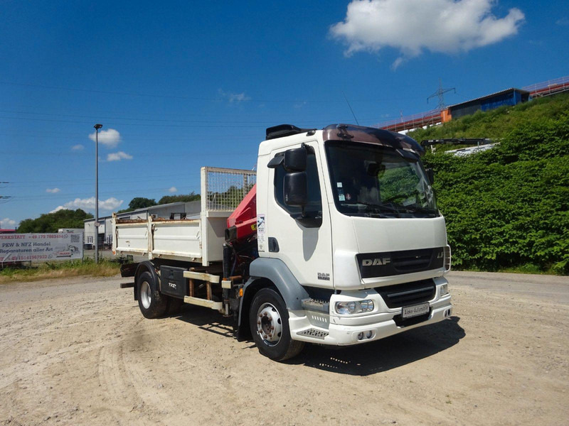 DAF 55.220 KRAN/KIPPER/KLIM A - Platforminis/ Bortinis sunkvežimis, Sunkvežimis su kranu: foto 4 DAF 55.220 KRAN/KIPPER/KLIM A - Platforminis/ Bortinis sunkvežimis, Sunkvežimis su kranu: foto 4