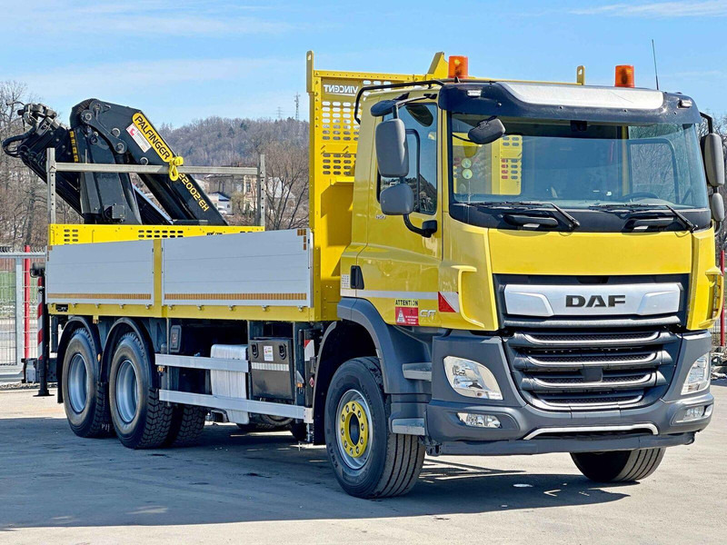 DAF CF 450 * PK 22002 - EH D + FUNK * 6x4 * TOP - Platforminis/ Bortinis sunkvežimis, Sunkvežimis su kranu: foto 3 DAF CF 450 * PK 22002 - EH D + FUNK * 6x4 * TOP - Platforminis/ Bortinis sunkvežimis, Sunkvežimis su kranu: foto 3