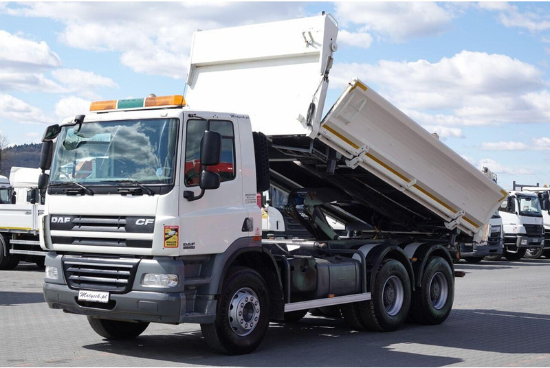 DAF CF 85.410 / 6X4 / WYWROTKA 2 STR / BORDMATIC / HYDROBURTA / MANU - Savivartis sunkvežimis: foto 1 DAF CF 85.410 / 6X4 / WYWROTKA 2 STR / BORDMATIC / HYDROBURTA / MANU - Savivartis sunkvežimis: foto 1