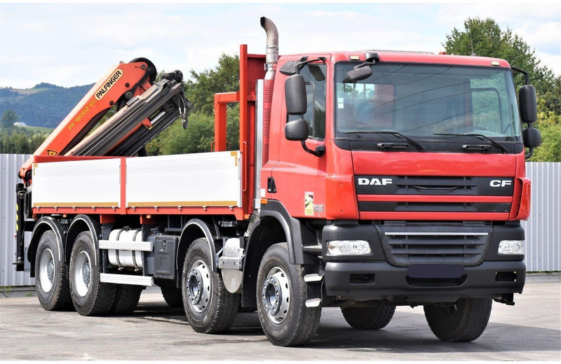 DAF CF 85.410 - Platforminis/ Bortinis sunkvežimis, Sunkvežimis su kranu: foto 4 DAF CF 85.410 - Platforminis/ Bortinis sunkvežimis, Sunkvežimis su kranu: foto 4