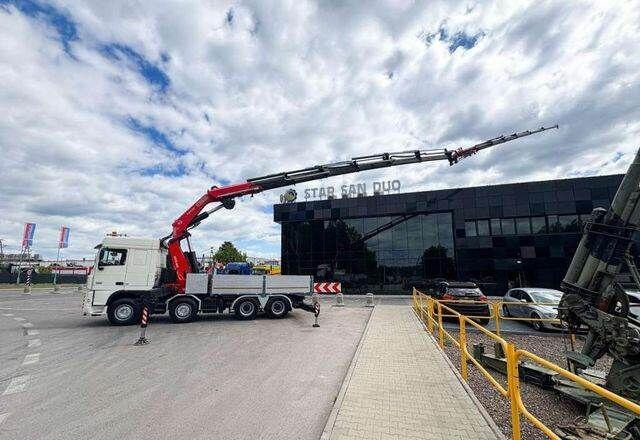 DAF XF 105.510 8x4 FASSI F800 XP Crane Fifth wheel - Platforminis/ Bortinis sunkvežimis, Sunkvežimis su kranu: foto 3 DAF XF 105.510 8x4 FASSI F800 XP Crane Fifth wheel - Platforminis/ Bortinis sunkvežimis, Sunkvežimis su kranu: foto 3