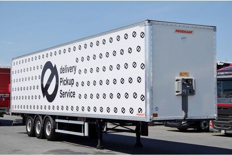 Fruehauf KONTENER / KOFFER / ROLETA / PODŁOGA BARDZO MOCNA : SZYNA-DESKA - Furgonas puspriekabė: foto 1 Fruehauf KONTENER / KOFFER / ROLETA / PODŁOGA BARDZO MOCNA : SZYNA-DESKA - Furgonas puspriekabė: foto 1