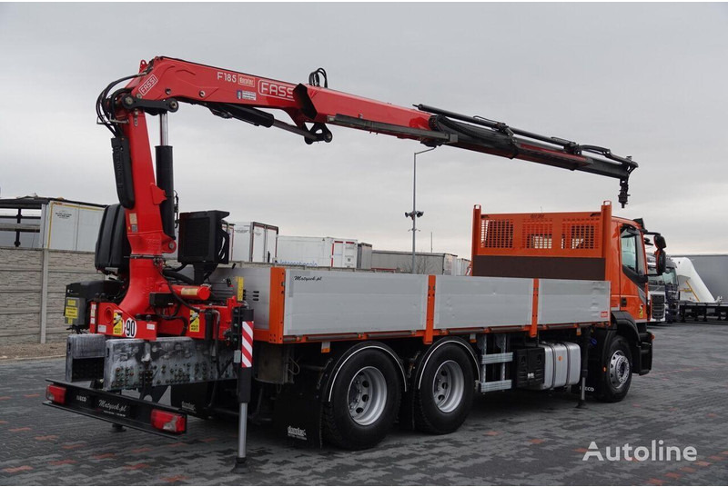 Iveco 420 Flatbed + crane FASSI 185 6x2 - Platforminis/ Bortinis sunkvežimis, Sunkvežimis su kranu: foto 5 Iveco 420 Flatbed + crane FASSI 185 6x2 - Platforminis/ Bortinis sunkvežimis, Sunkvežimis su kranu: foto 5