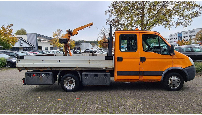 Iveco Daily 50C15 Doka Flatbed + Crane Hummel GSK 500 - Platforminis/ Bortinis sunkvežimis, Sunkvežimis su kranu: foto 4 Iveco Daily 50C15 Doka Flatbed + Crane Hummel GSK 500 - Platforminis/ Bortinis sunkvežimis, Sunkvežimis su kranu: foto 4
