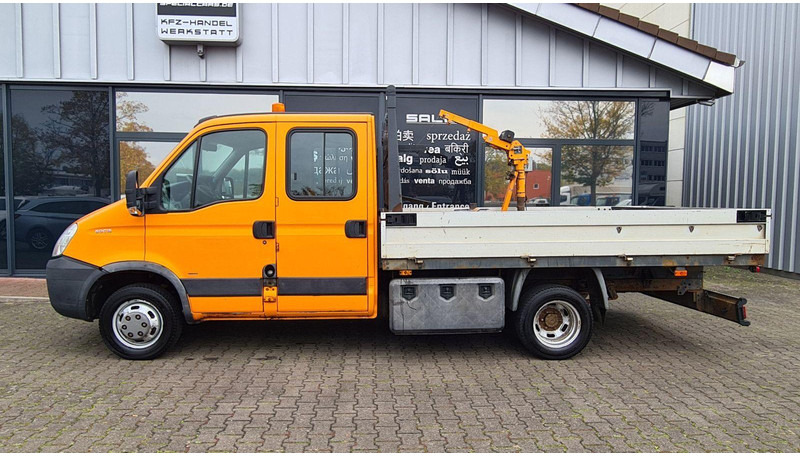 Iveco Daily 50C15 Doka Flatbed + Crane Hummel GSK 500 - Platforminis/ Bortinis sunkvežimis, Sunkvežimis su kranu: foto 2 Iveco Daily 50C15 Doka Flatbed + Crane Hummel GSK 500 - Platforminis/ Bortinis sunkvežimis, Sunkvežimis su kranu: foto 2