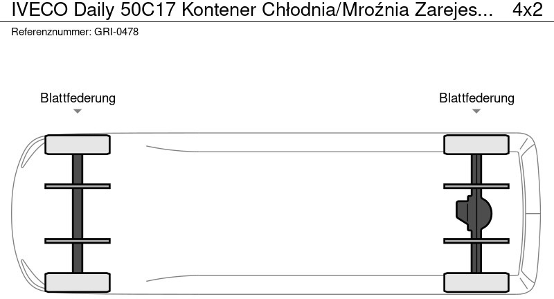 Furgonas šaldytuvas Iveco Daily 50C17 Kontener Chłodnia/Mroźnia Zarejestrowany w PL: foto 20