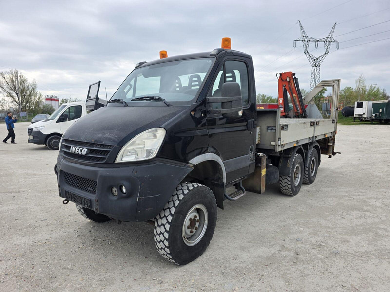 Iveco Daily 55 S 18 4x4 + Veldhuizen Palfinger PK3300 Clixtar - Bortinis automobilis: foto 1 Iveco Daily 55 S 18 4x4 + Veldhuizen Palfinger PK3300 Clixtar - Bortinis automobilis: foto 1