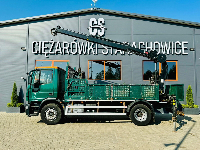 Platforminis/ Bortinis sunkvežimis, Sunkvežimis su kranu Iveco Eurocargo 180E25: foto 10