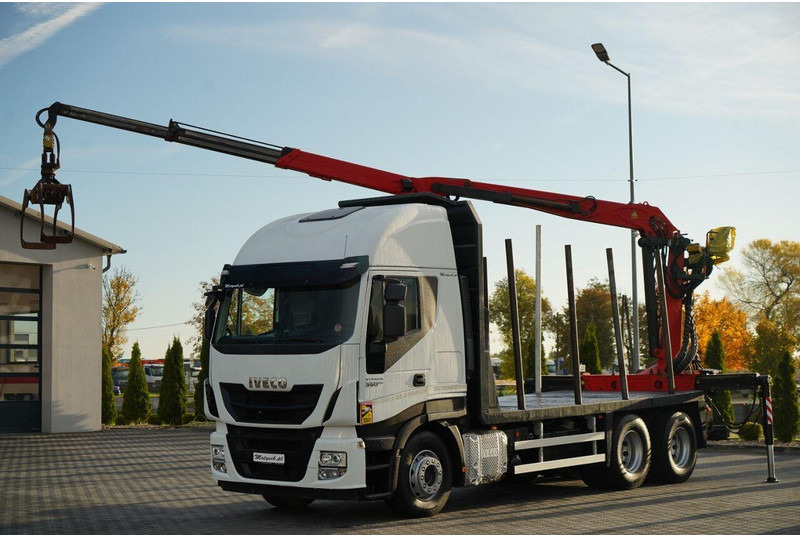 Iveco STRALIS 560 / 6X4 / DO DREWNA / DO DRZEWA / DO LASU / HDS PALFIN - Miškovežis, Sunkvežimis su kranu: foto 2 Iveco STRALIS 560 / 6X4 / DO DREWNA / DO DRZEWA / DO LASU / HDS PALFIN - Miškovežis, Sunkvežimis su kranu: foto 2