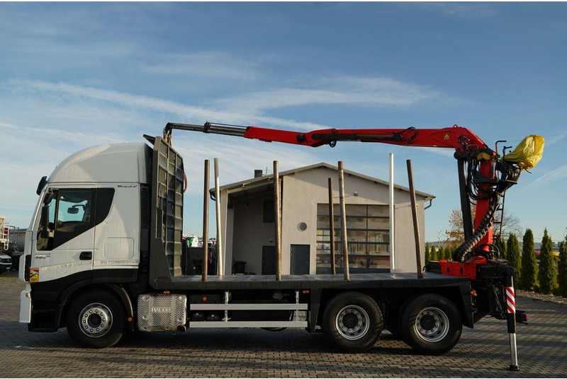 Iveco STRALIS 560 / 6X4 / DO DREWNA / DO DRZEWA / DO LASU / HDS PALFIN - Miškovežis, Sunkvežimis su kranu: foto 3 Iveco STRALIS 560 / 6X4 / DO DREWNA / DO DRZEWA / DO LASU / HDS PALFIN - Miškovežis, Sunkvežimis su kranu: foto 3