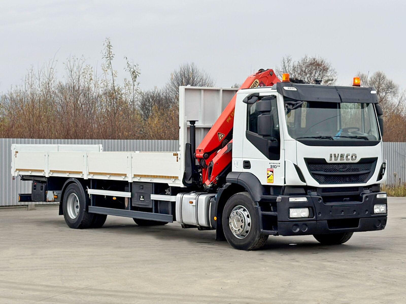 Iveco Stralis 310 PRITSCHE 7,80m +KRAN +FUNK - Platforminis/ Bortinis sunkvežimis, Sunkvežimis su kranu: foto 3 Iveco Stralis 310 PRITSCHE 7,80m +KRAN +FUNK - Platforminis/ Bortinis sunkvežimis, Sunkvežimis su kranu: foto 3