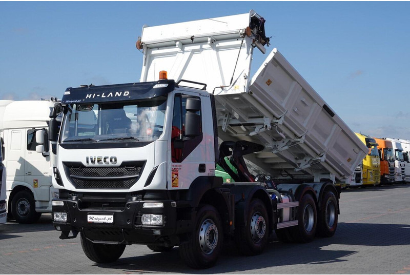 Iveco TRAKKER / 8x4 / WYWROTKA / HYDROBURTA / BORDMATIC / EURO 6 / ME - Savivartis sunkvežimis: foto 1 Iveco TRAKKER / 8x4 / WYWROTKA / HYDROBURTA / BORDMATIC / EURO 6 / ME - Savivartis sunkvežimis: foto 1