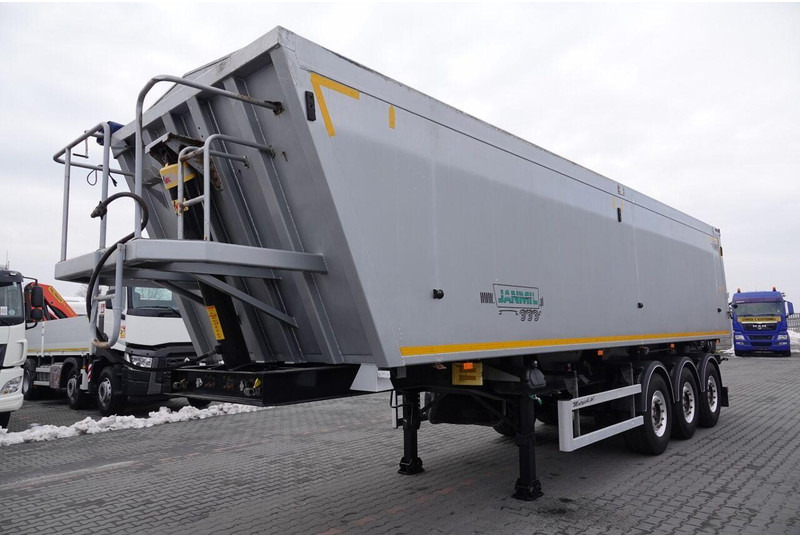 Janmil WYWROTKA / 42 m3 / TYŁ KLAPA / SAF / OŚ PODNOSZONA / ALUFELGI / - Savivartis puspriekabė: foto 2 Janmil WYWROTKA / 42 m3 / TYŁ KLAPA / SAF / OŚ PODNOSZONA / ALUFELGI / - Savivartis puspriekabė: foto 2