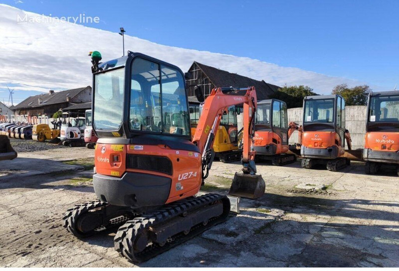 Mini ekskavatorius Kubota U27-4 - Crawler mini excavator: foto 6
