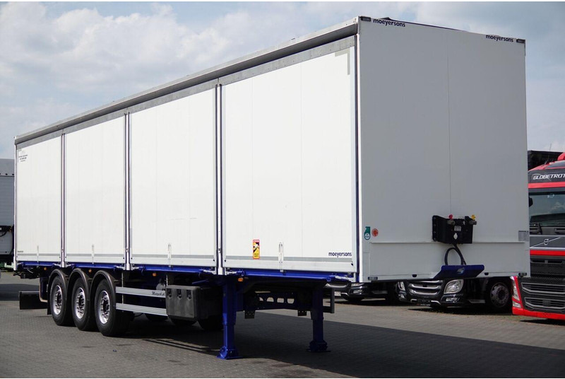 Lecitrailer KONTENER / KOFFER / OTWIERANE BOKI / MOCNA PODŁOGA SZYNA DESKA - Furgonas puspriekabė: foto 1 Lecitrailer KONTENER / KOFFER / OTWIERANE BOKI / MOCNA PODŁOGA SZYNA DESKA - Furgonas puspriekabė: foto 1