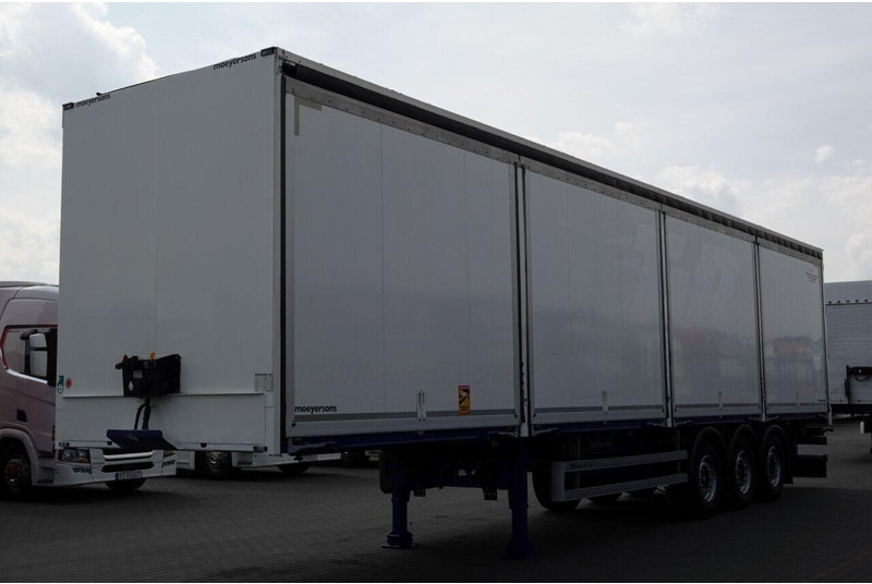 Lecitrailer KONTENER / KOFFER / OTWIERANE BOKI / MOCNA PODŁOGA SZYNA DESKA - Furgonas puspriekabė: foto 3 Lecitrailer KONTENER / KOFFER / OTWIERANE BOKI / MOCNA PODŁOGA SZYNA DESKA - Furgonas puspriekabė: foto 3